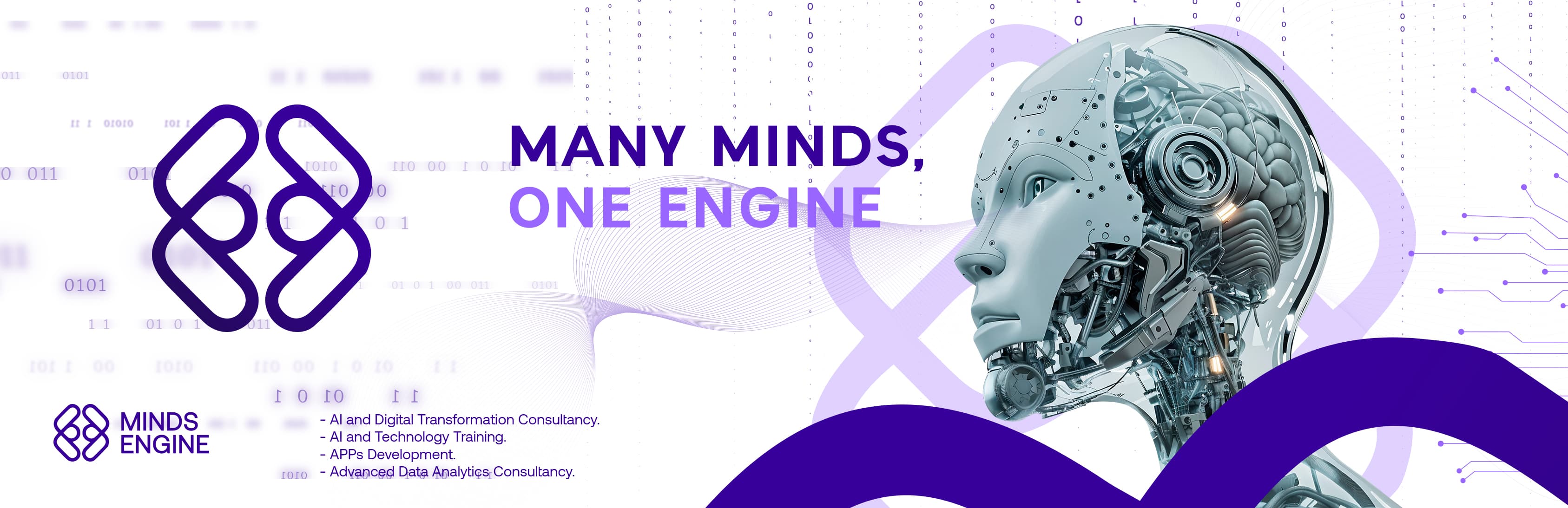 MindsEngine team working on AI solutions